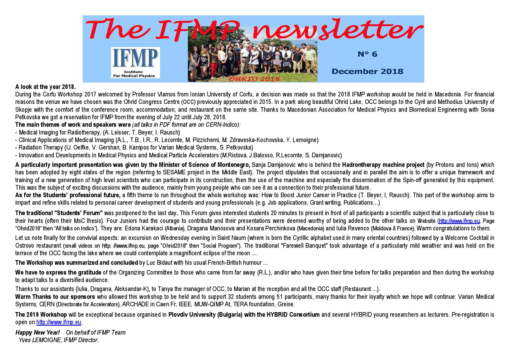IFMP Newsletter